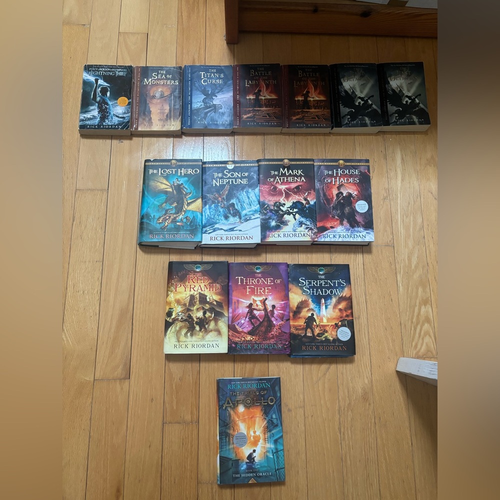 Rick Riordan Series Bundle - Good Condition